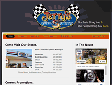 Tablet Screenshot of jerrysautosupply.com